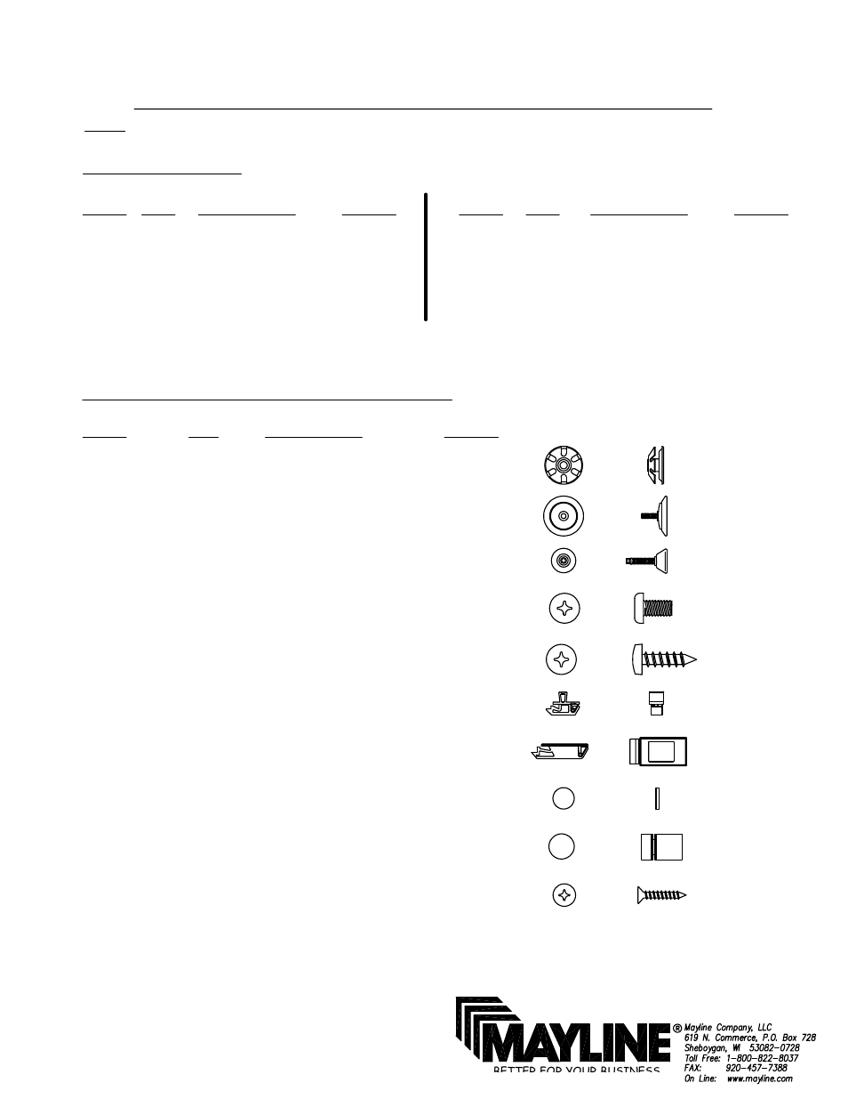 Mayline 8' Conference Table User Manual | 4 pages