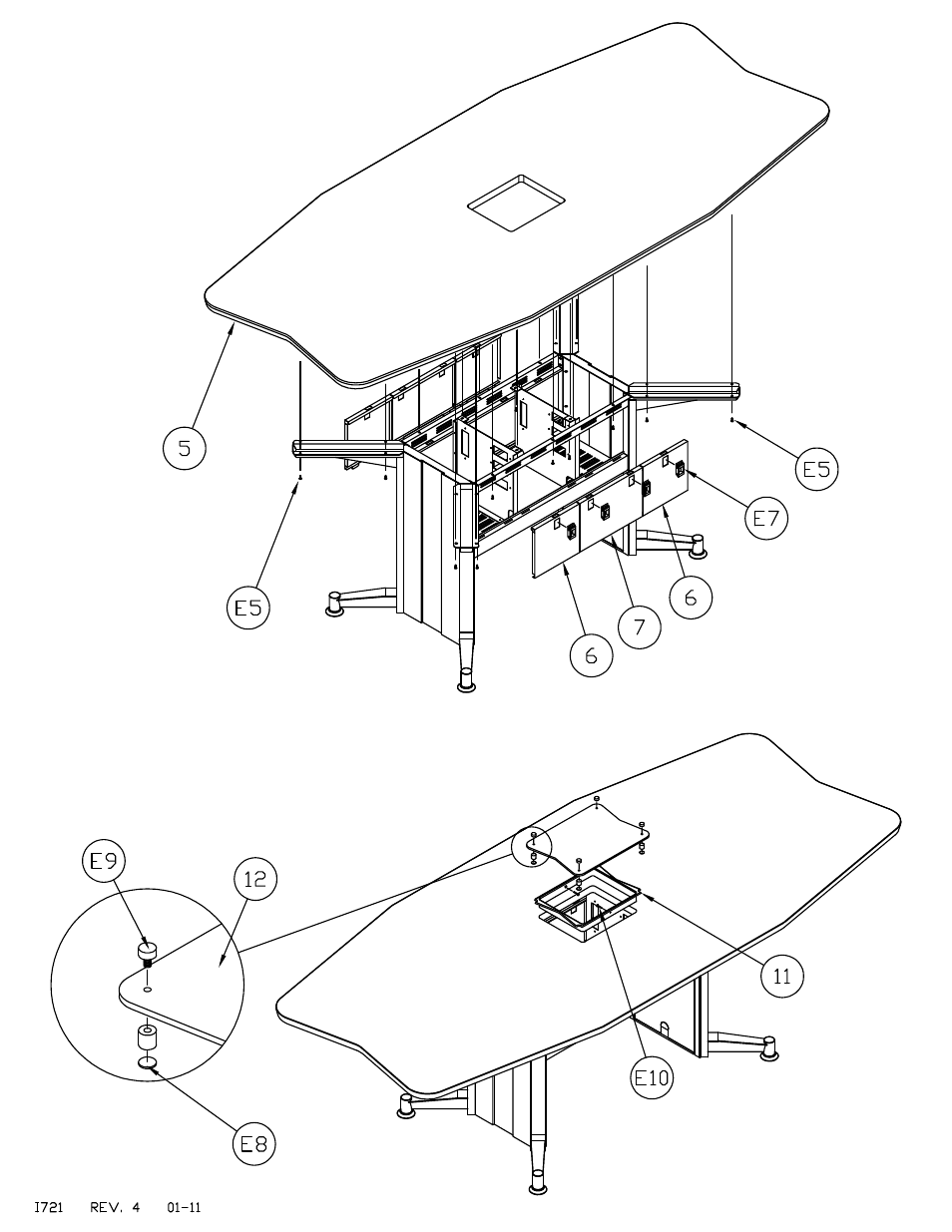 Mayline 8' Conference Table User Manual | Page 4 / 4