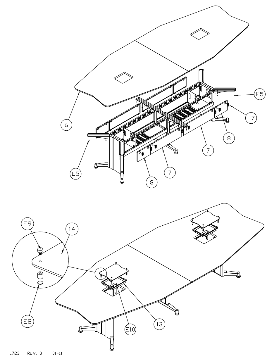 Mayline 12' Conference Table User Manual | Page 4 / 4