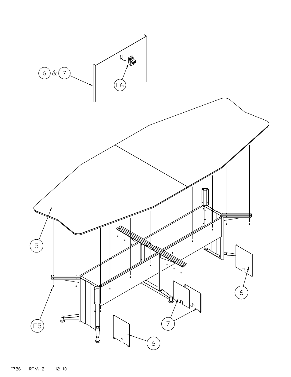 Mayline 12' Basic Conference Table User Manual | Page 3 / 3