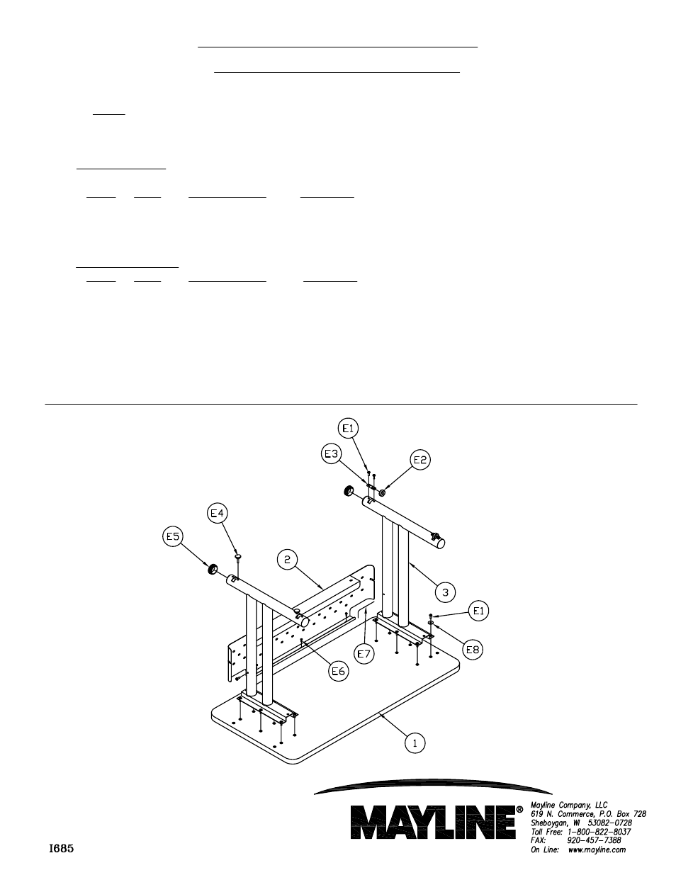 Mayline Meeting Plus User Manual | 3 pages