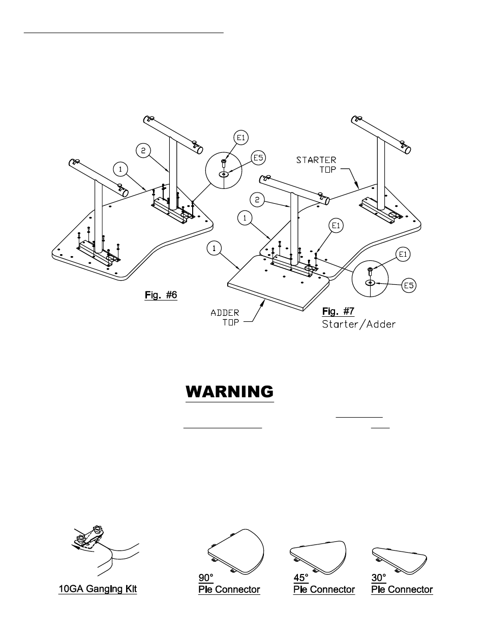 Warning | Mayline TMATE Tables User Manual | Page 3 / 3