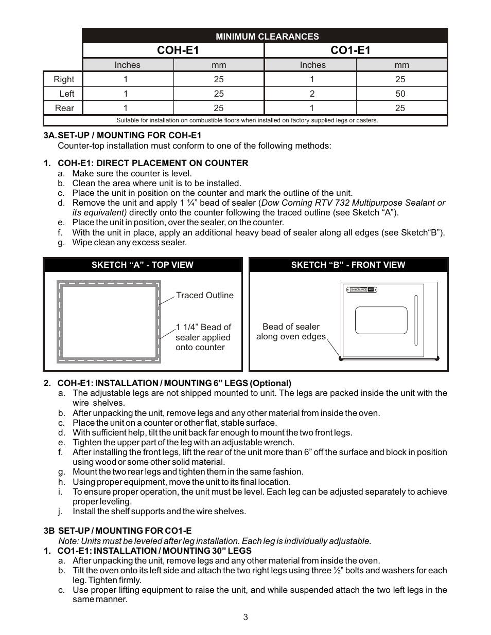 Coh-e1 co1-e1 | BKI CO1-E User Manual | Page 3 / 20