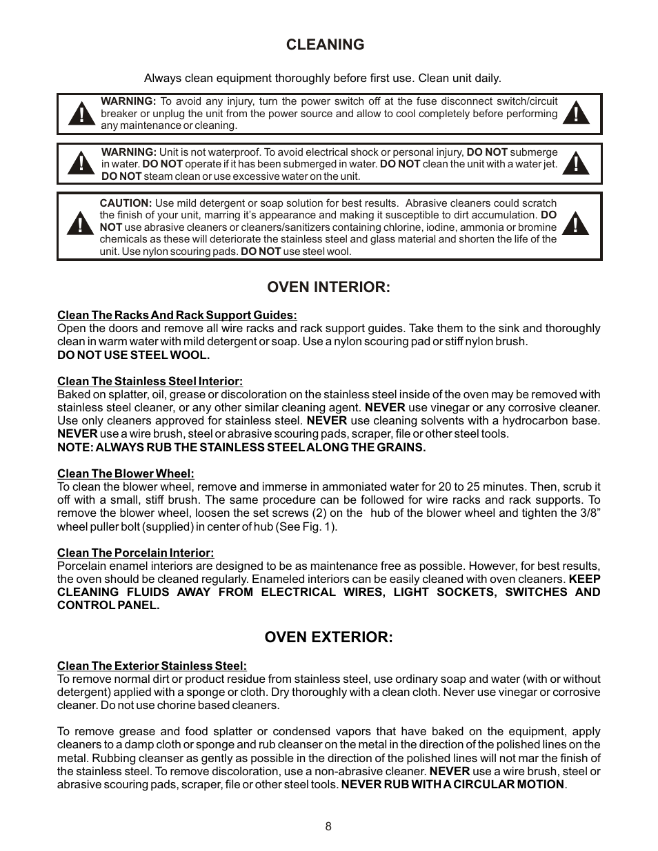 BKI CO1-E User Manual | Page 8 / 20