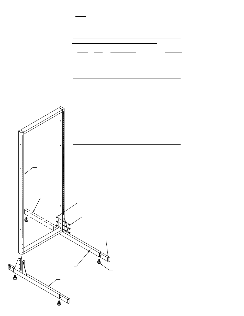 Leg assembly | Mayline Maytrix Frame User Manual | Page 2 / 4