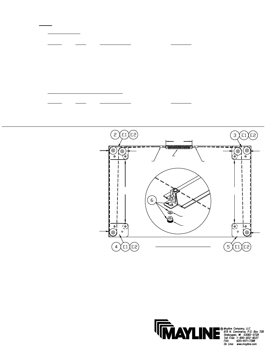 Mayline Under-Board Rule Attachment User Manual | 2 pages