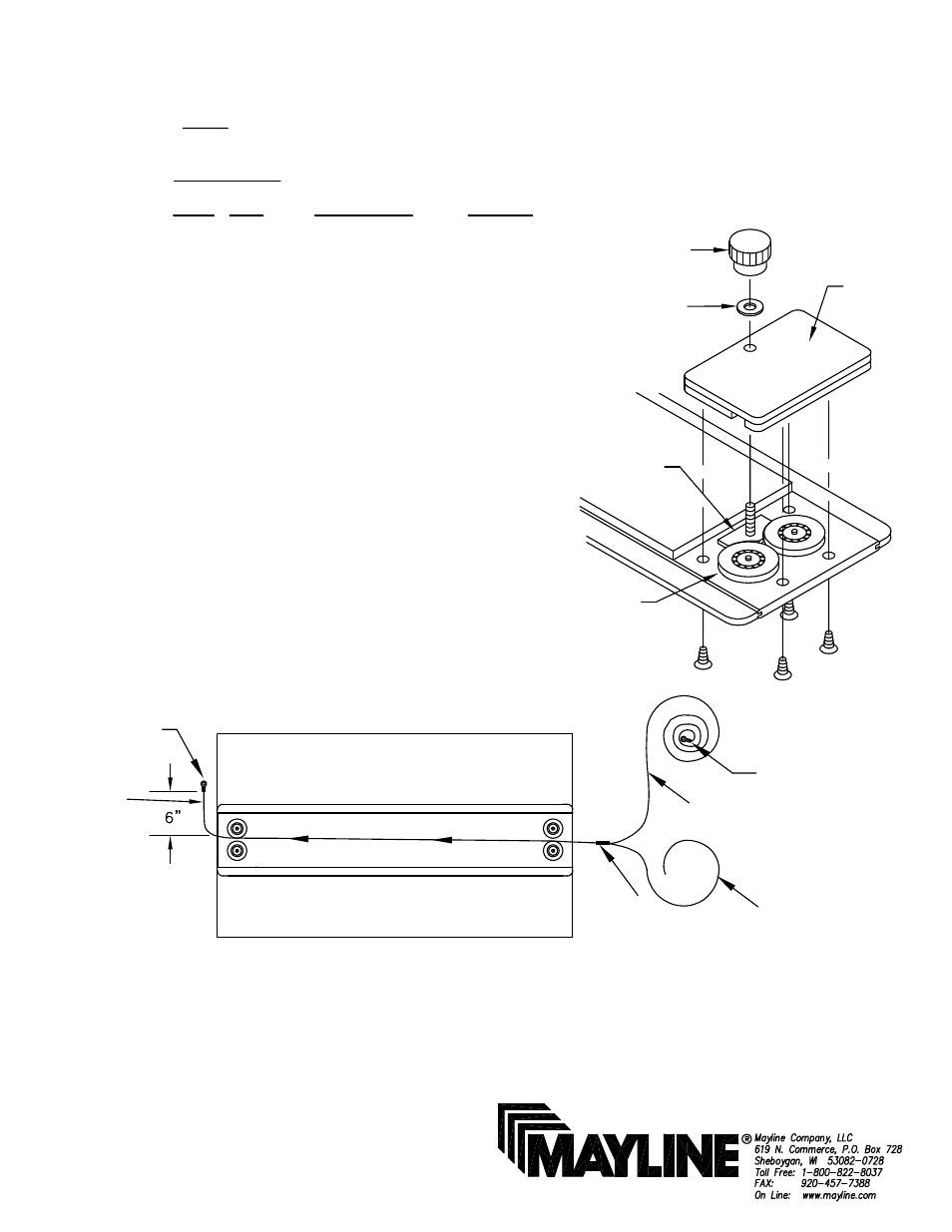 Mayline Restringing Above Board User Manual | 3 pages