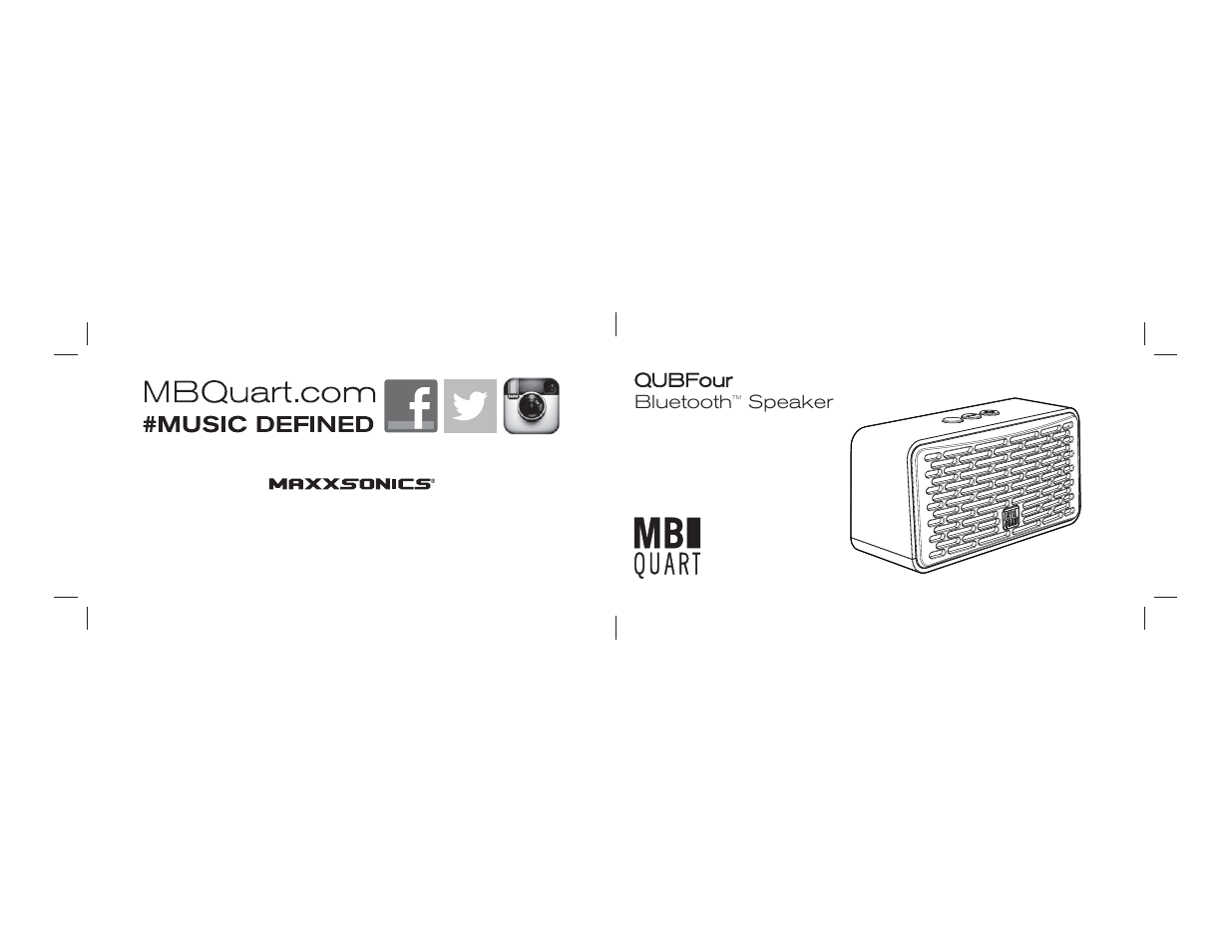 MB QUART QUBFour User Manual | 6 pages