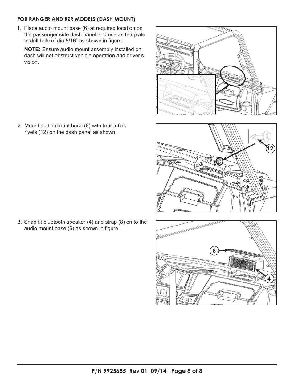 MB QUART QUB Polaris User Manual | Page 8 / 8