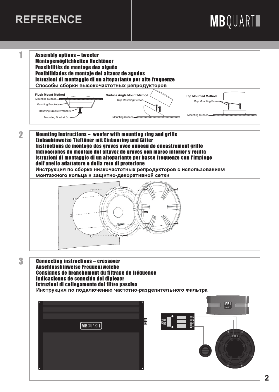 Reference | MB QUART Reference RCM216 User Manual | Page 3 / 10