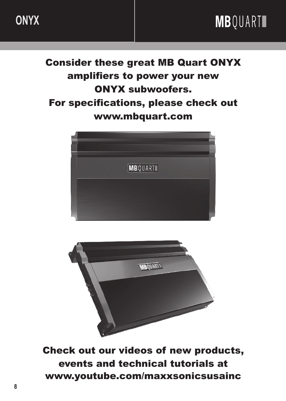Onyx | MB QUART Onyx OSC216 User Manual | Page 9 / 10