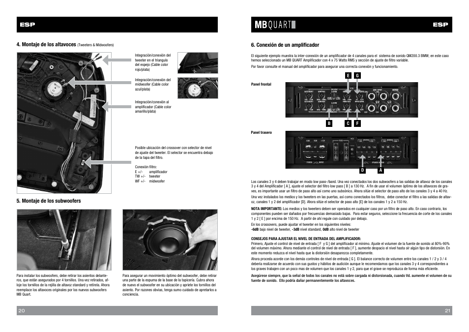 MB QUART QM200.3 BMW User Manual | Page 11 / 13
