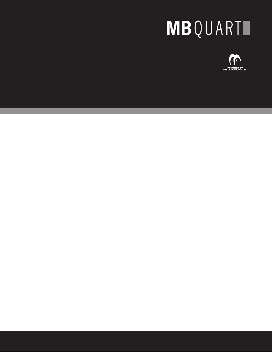 Mbq subwoofer manual back cover, Maxxsonics limited warranty | MB QUART Reference RLP series User Manual | Page 10 / 10