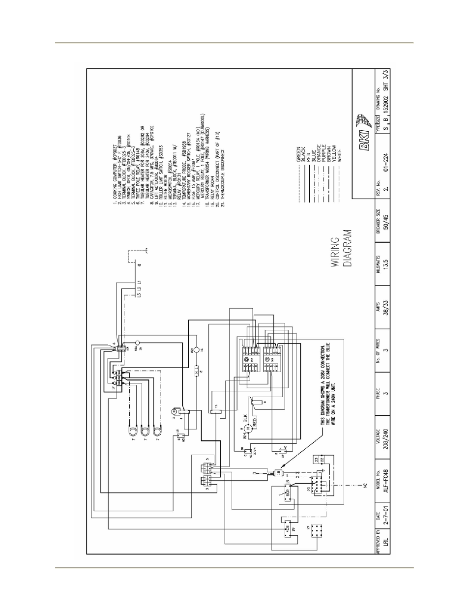 Bakers Pride ALF-F User Manual | Page 55 / 60