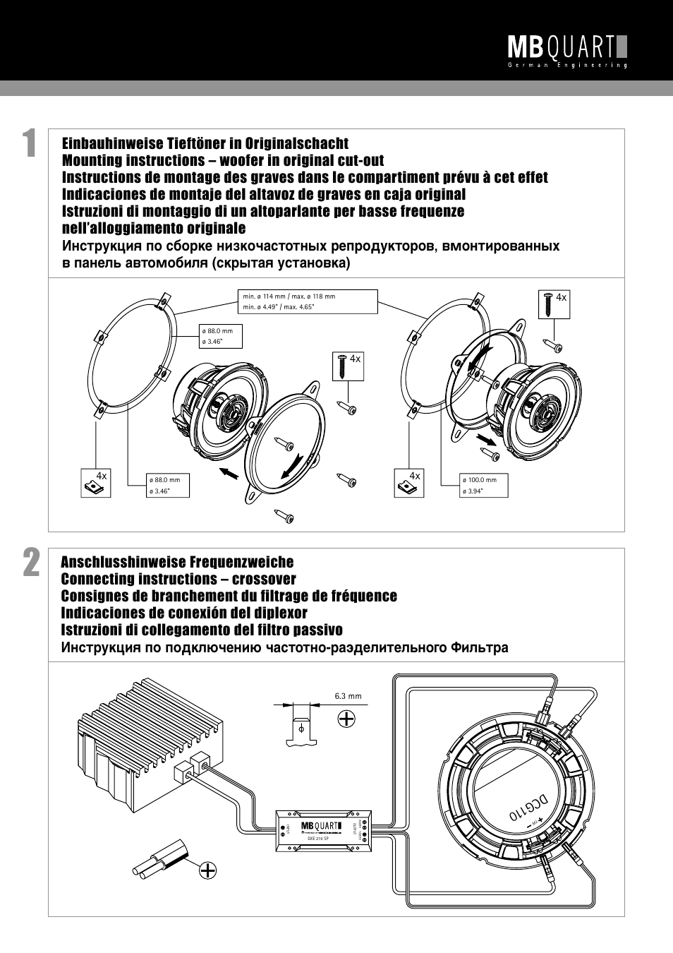 Dcg1 10 | MB QUART DKG 110 User Manual | Page 3 / 5