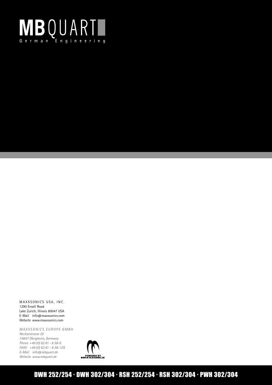 MB QUART DWH 302 User Manual | Page 8 / 9