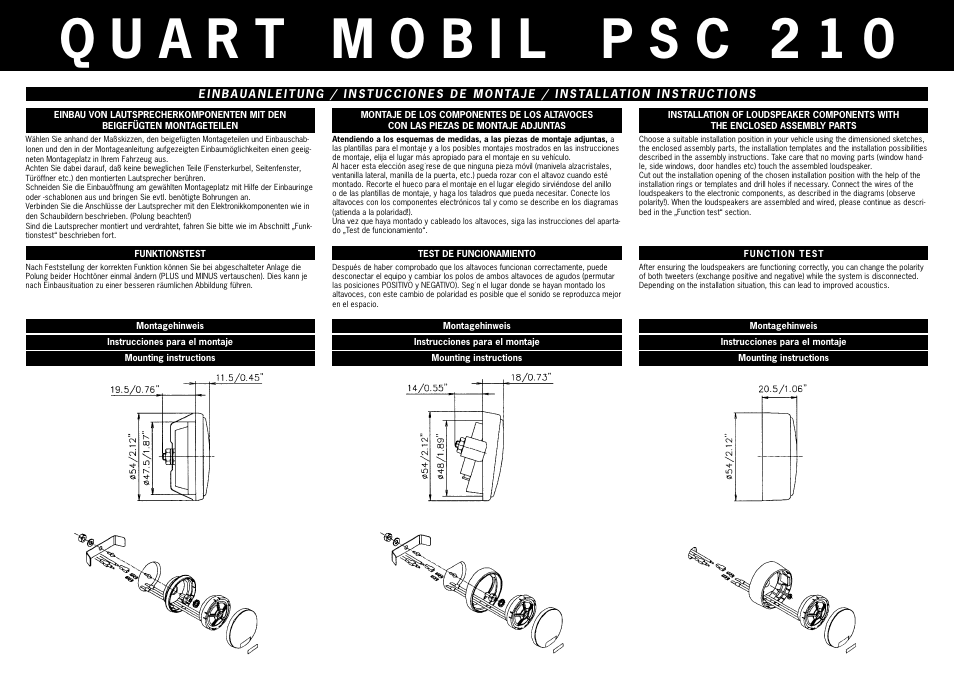 MB QUART PSC 210 User Manual | Page 3 / 6