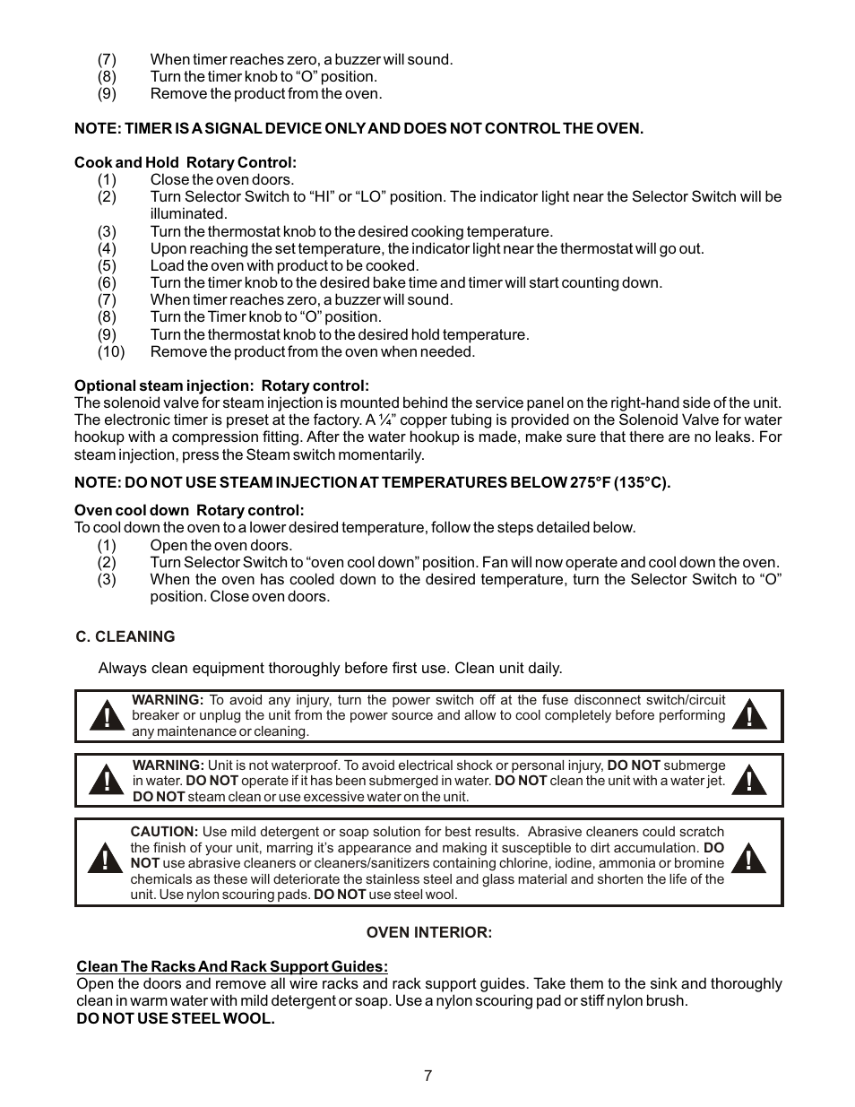 BKI COB-G User Manual | Page 7 / 16