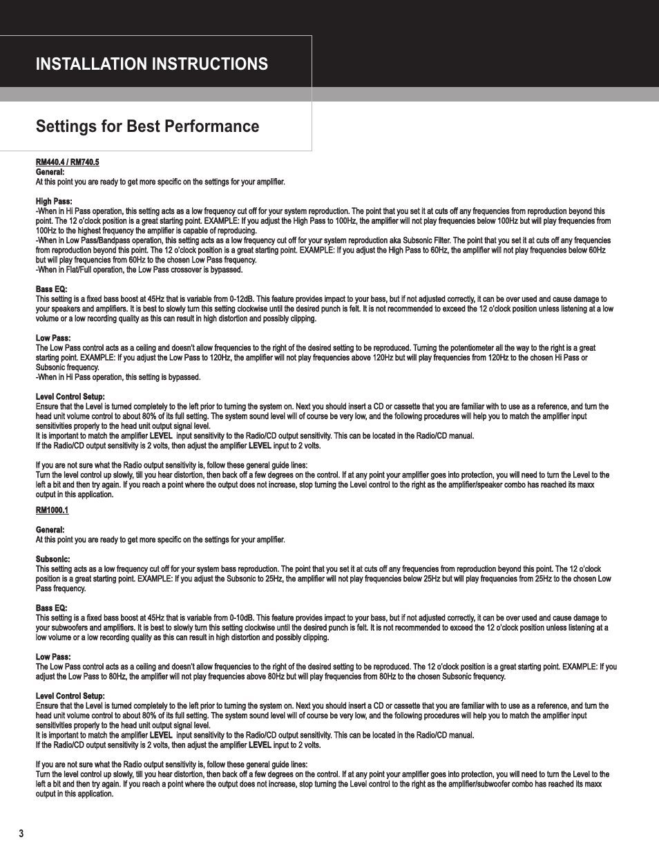 MB QUART Reference MYKRO Amplifiers User Manual | Page 4 / 12