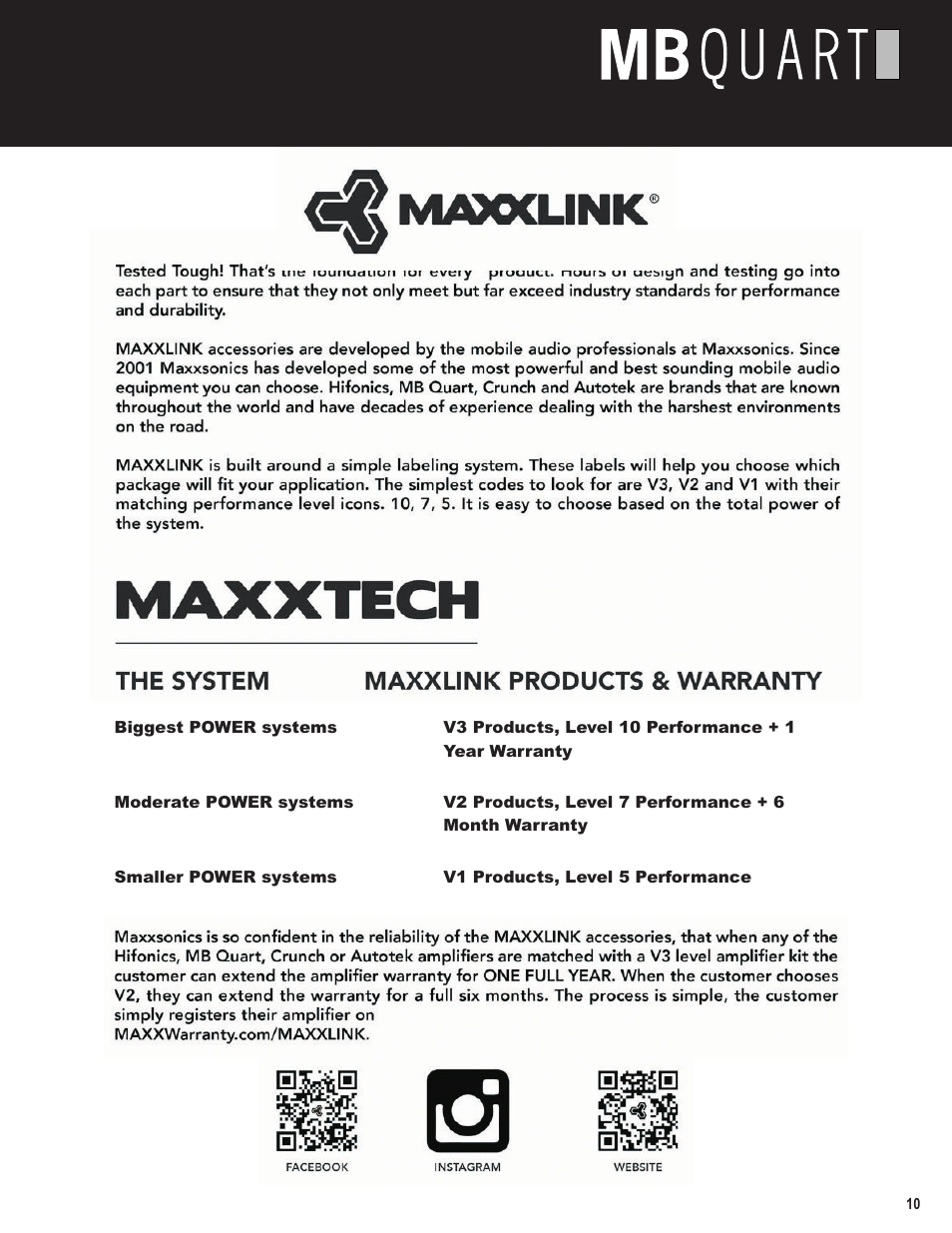 MB QUART Onyx Amplifiers User Manual | Page 11 / 12