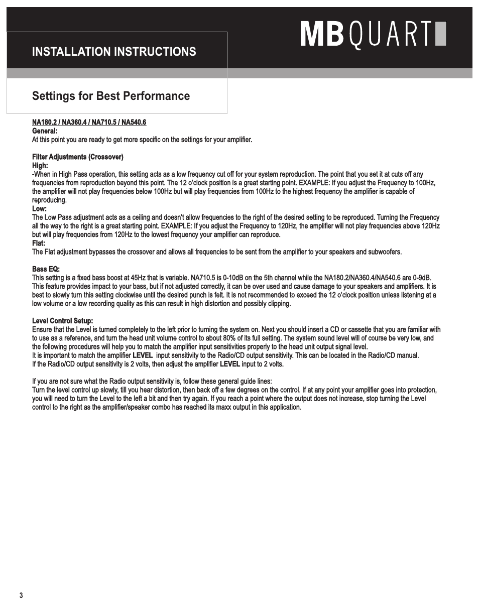 MB QUART Nautic User Manual | Page 4 / 12