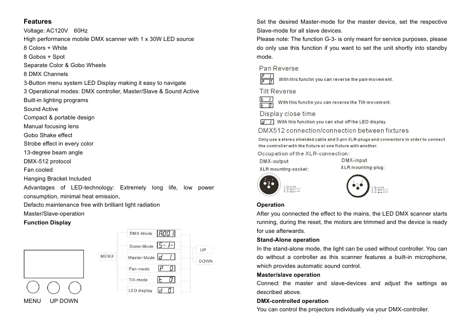 MBT Lighting LEDSMARTSCAN (SRS-7001) User Manual | Page 2 / 5