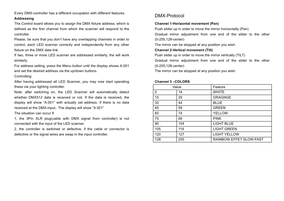 MBT Lighting LEDSMARTSCAN (SRS-7001) User Manual | Page 3 / 5