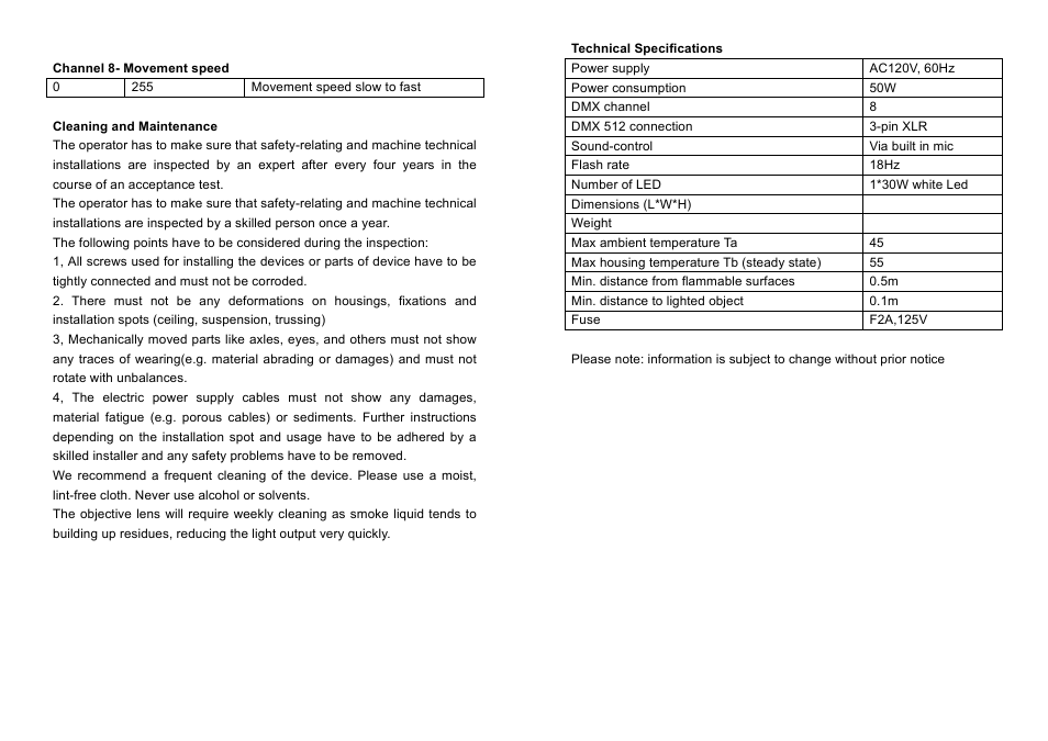 MBT Lighting LEDSMARTSCAN (SRS-7001) User Manual | Page 5 / 5