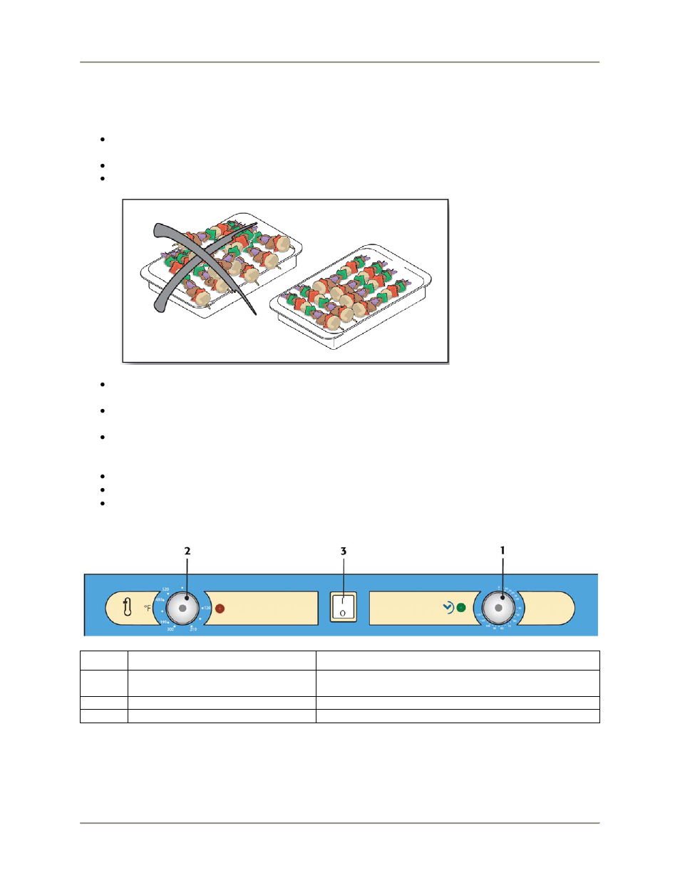 Operation, General instructions for use, Controls and indicators | Bakers Pride MT-200 User Manual | Page 6 / 24