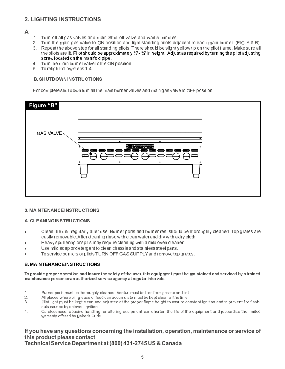 Bakers Pride XOB-636 User Manual | Page 5 / 8