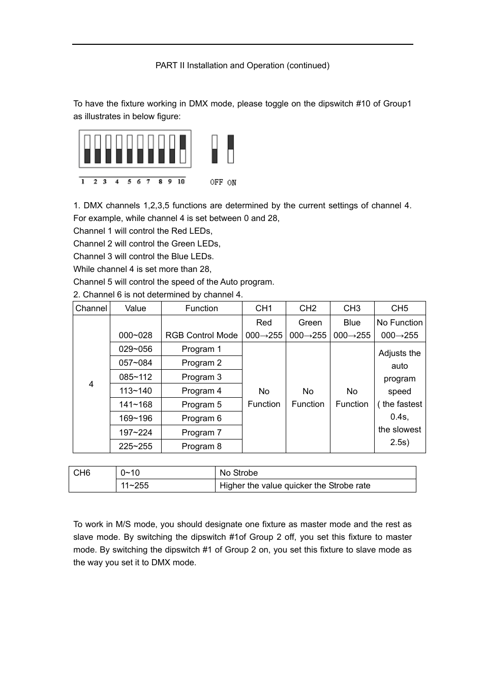 MBT Lighting LEDPAR64PRO (SRL-6057SB) User Manual | Page 9 / 13