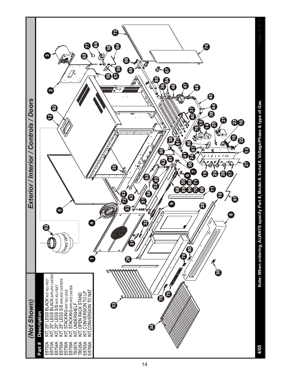 Bakers Pride GDCO-G User Manual | Page 14 / 16