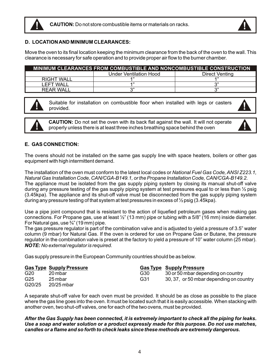 Bakers Pride GDCO-G User Manual | Page 4 / 16