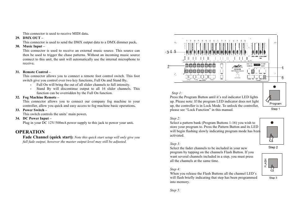 MBT Lighting CX1616 User Manual | Page 4 / 11