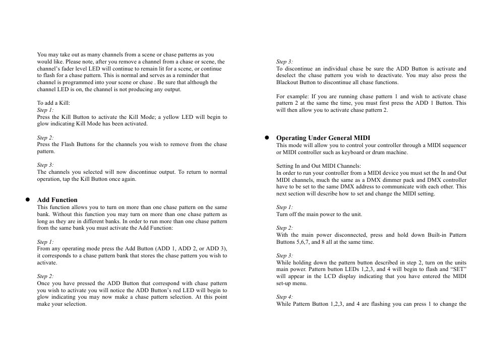 MBT Lighting CX1616 User Manual | Page 8 / 11