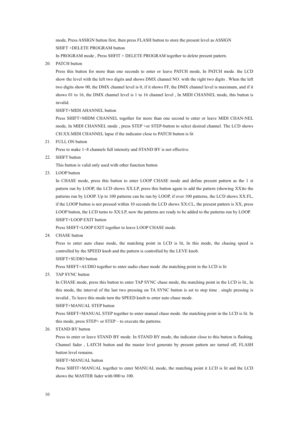 MBT Lighting CX1603 User Manual | Page 5 / 10