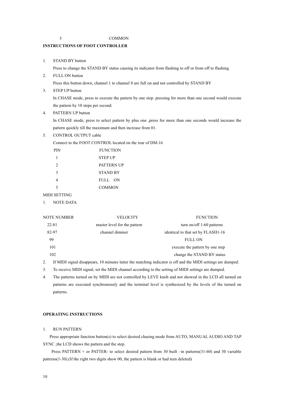 MBT Lighting CX1603 User Manual | Page 7 / 10
