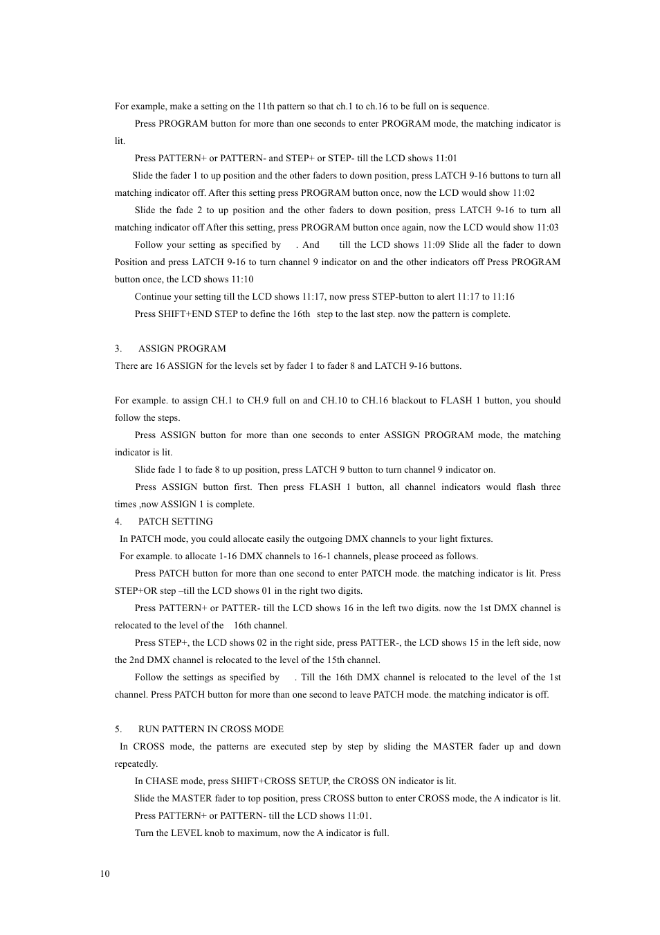MBT Lighting CX1603 User Manual | Page 9 / 10