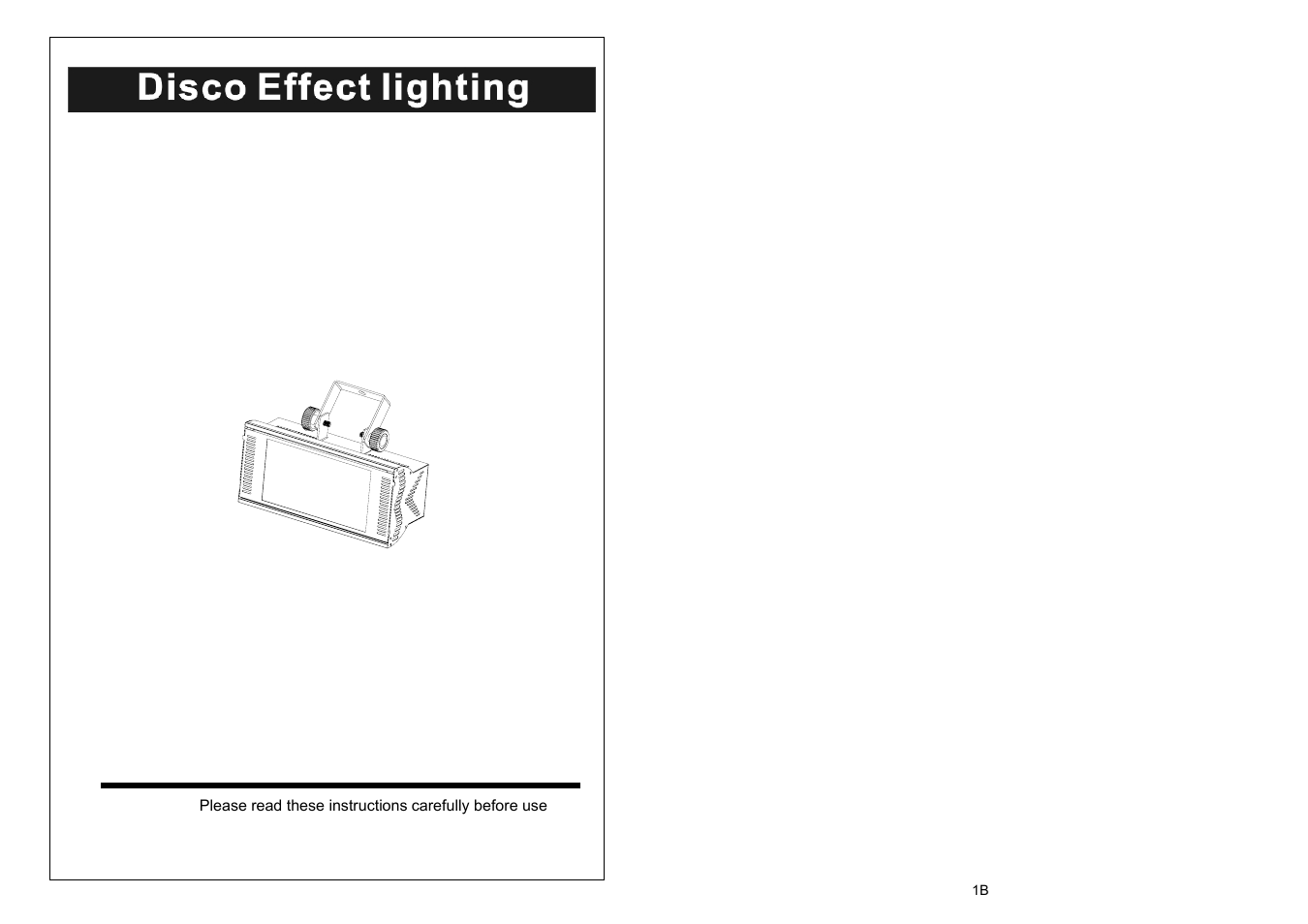 MBT Lighting ST7500DMX User Manual | 6 pages