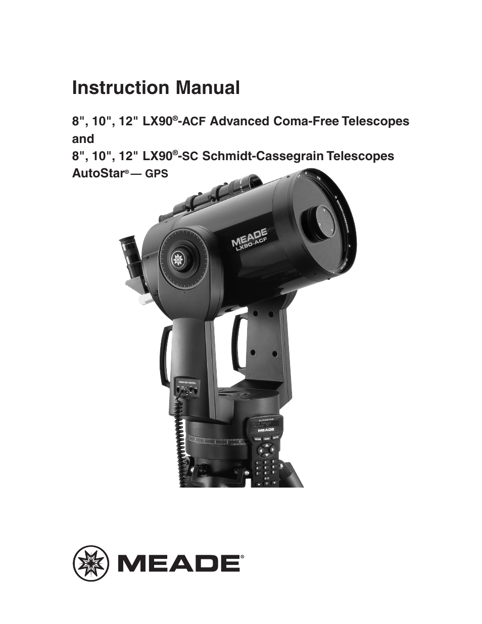 Meade Instruments LX90 ACF/SC User Manual | 60 pages
