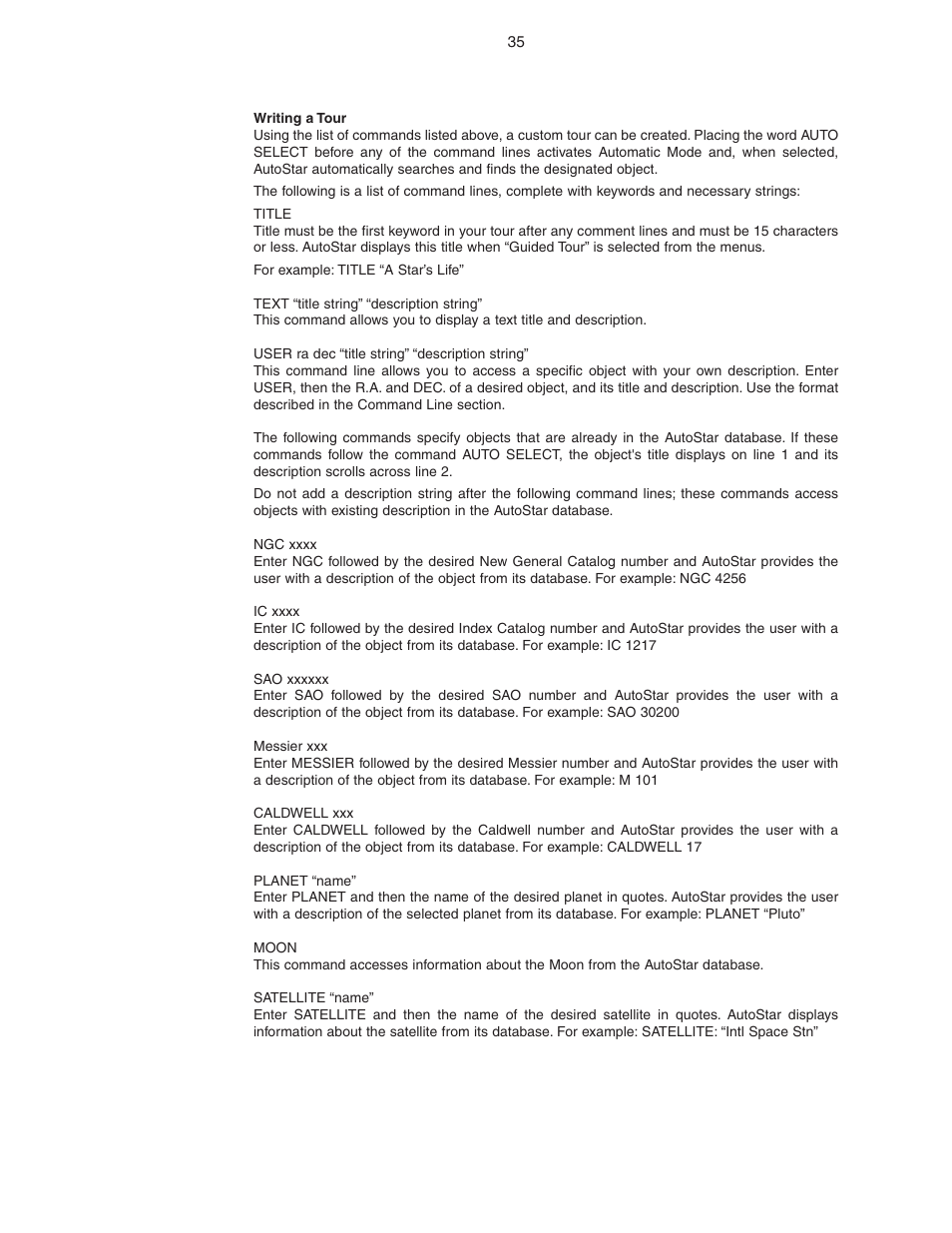 Meade Instruments LX90 ACF/SC User Manual | Page 35 / 60