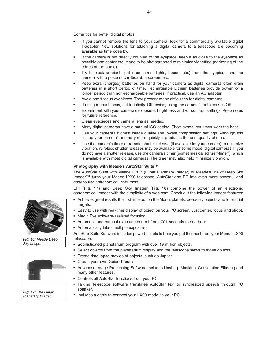 Meade Instruments LX90 ACF/SC User Manual | Page 41 / 60