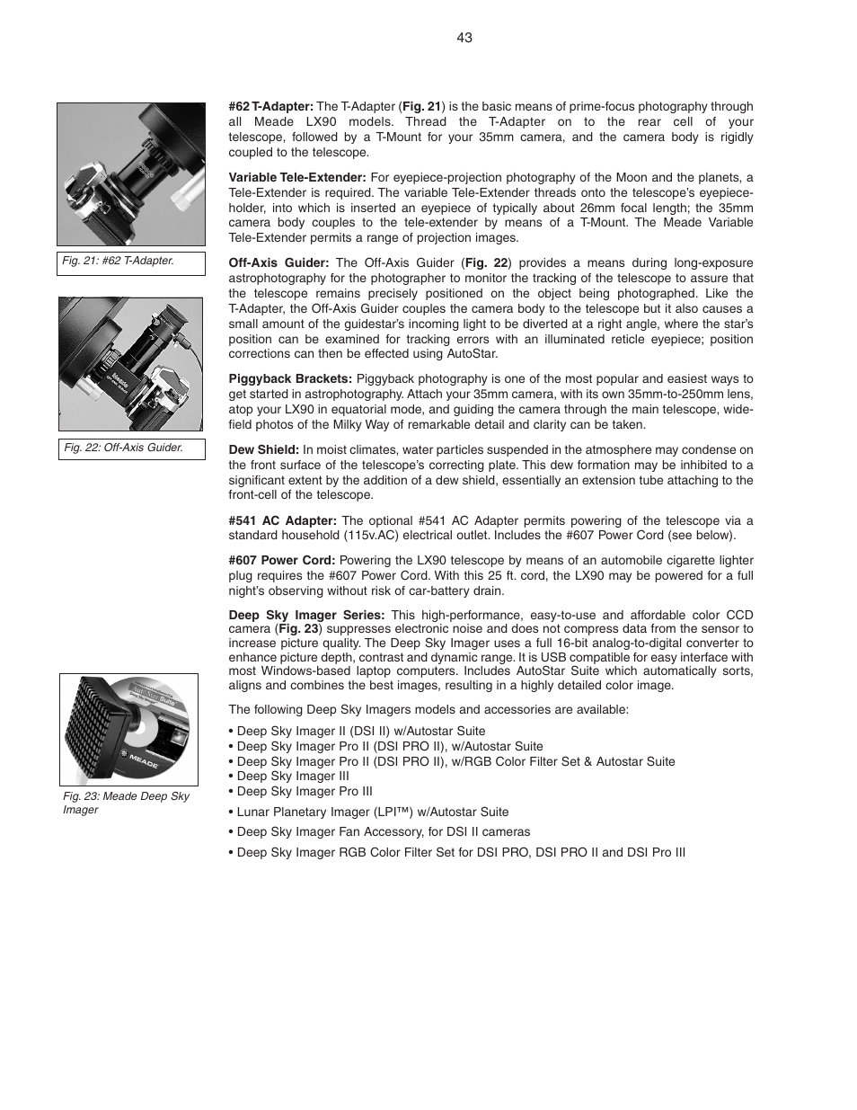 Meade Instruments LX90 ACF/SC User Manual | Page 43 / 60