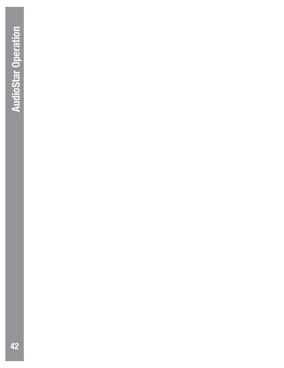 Audiostar #497 handbo x audiostar operation | Meade Instruments LX80 User Manual | Page 42 / 72