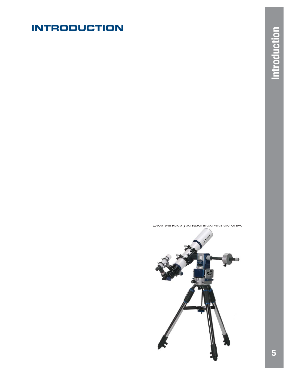 Introduction | Meade Instruments LX80 User Manual | Page 5 / 72