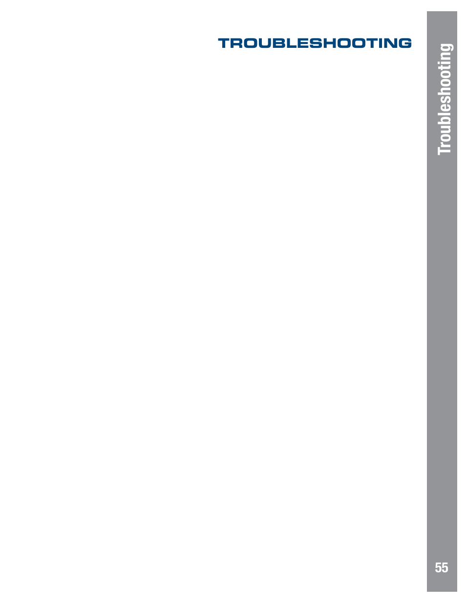 Troubleshooting | Meade Instruments LX80 User Manual | Page 55 / 72