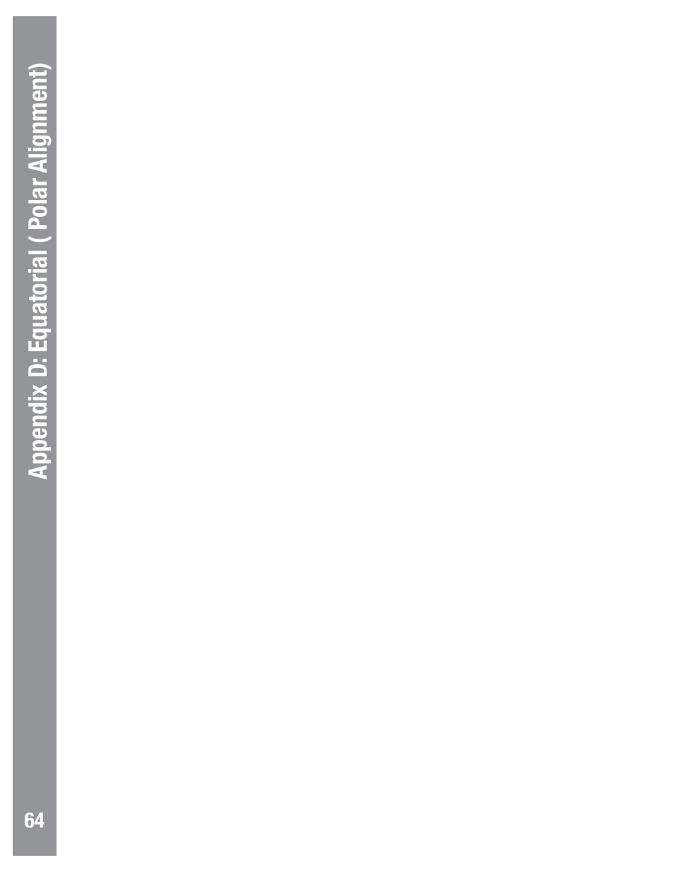 Meade Instruments LX80 User Manual | Page 64 / 72