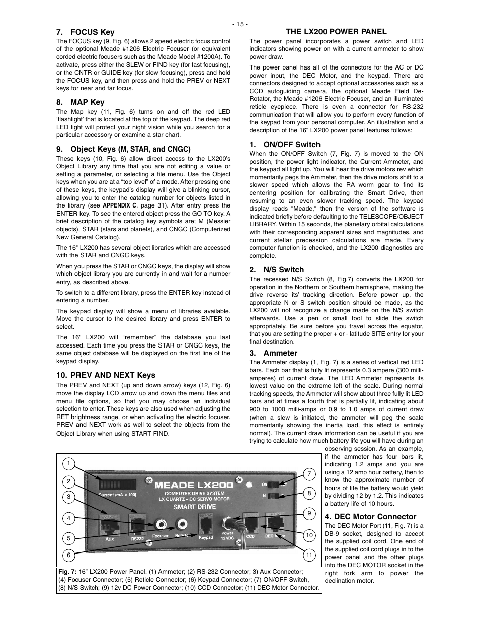 Meade Instruments LX200 Classic User Manual | Page 15 / 64