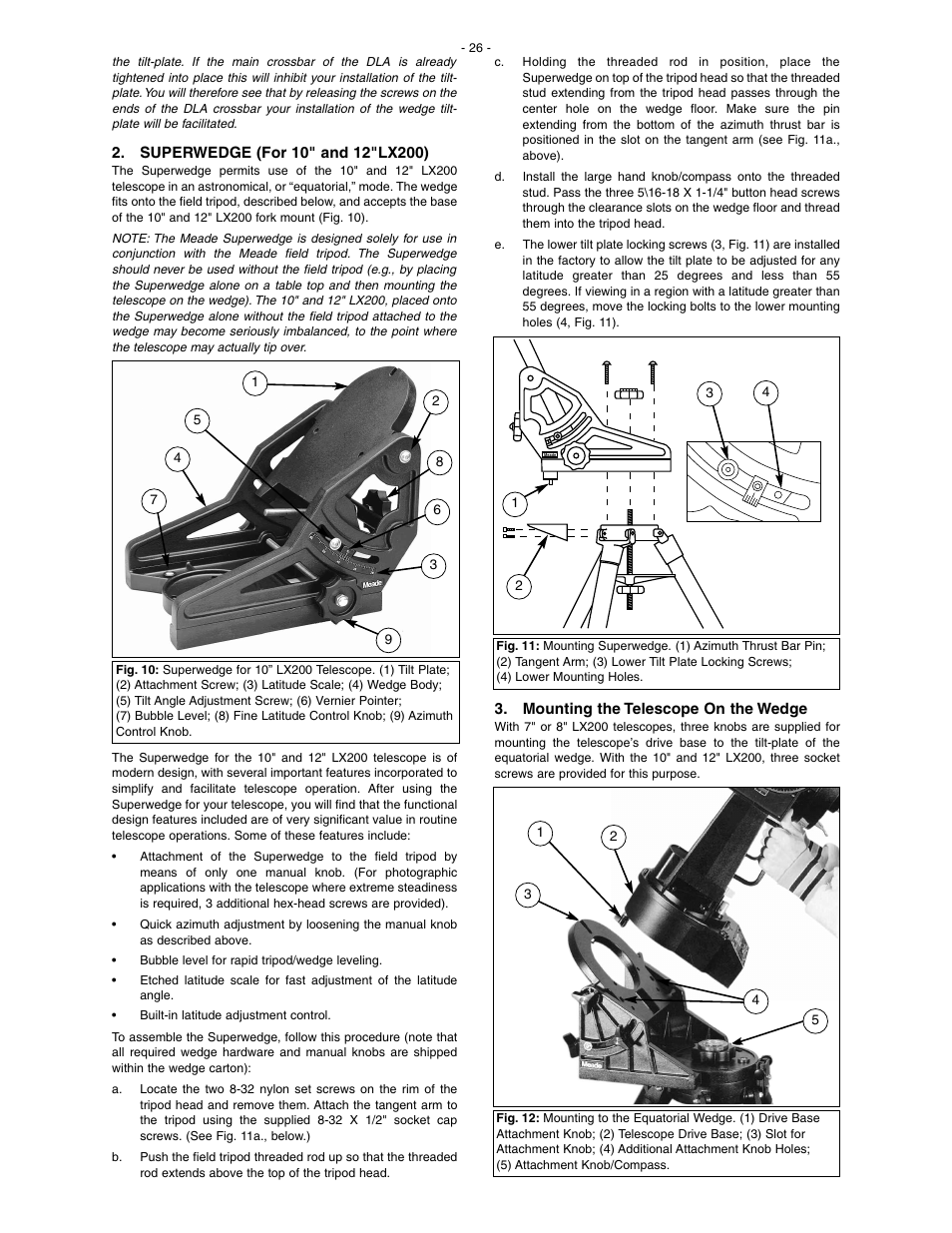 Meade Instruments LX200 Classic User Manual | Page 26 / 64