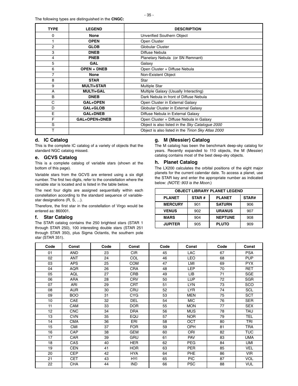 Meade Instruments LX200 Classic User Manual | Page 35 / 64